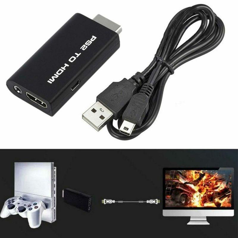 Для Sony 2 PS2 в HDMI-совместимый преобразователь-адаптер, кабель-адаптер HD чёрный