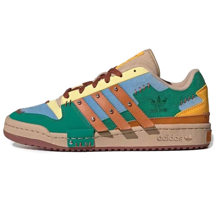 adidas Melting Sadness x Forum Exhibit Low Puppet Костюм - Кроссовки унисекс Tech Copper Multi-Color Active-Gold Pale-Nude GW8725 36