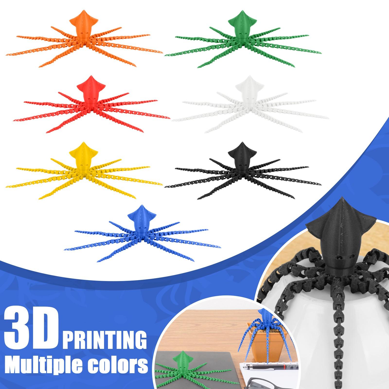 3D-печать каракатицы 3D-печать шарнирная игрушка каракатицы игрушка для взрослых и детей загадочная игрушка каракатицы One Size