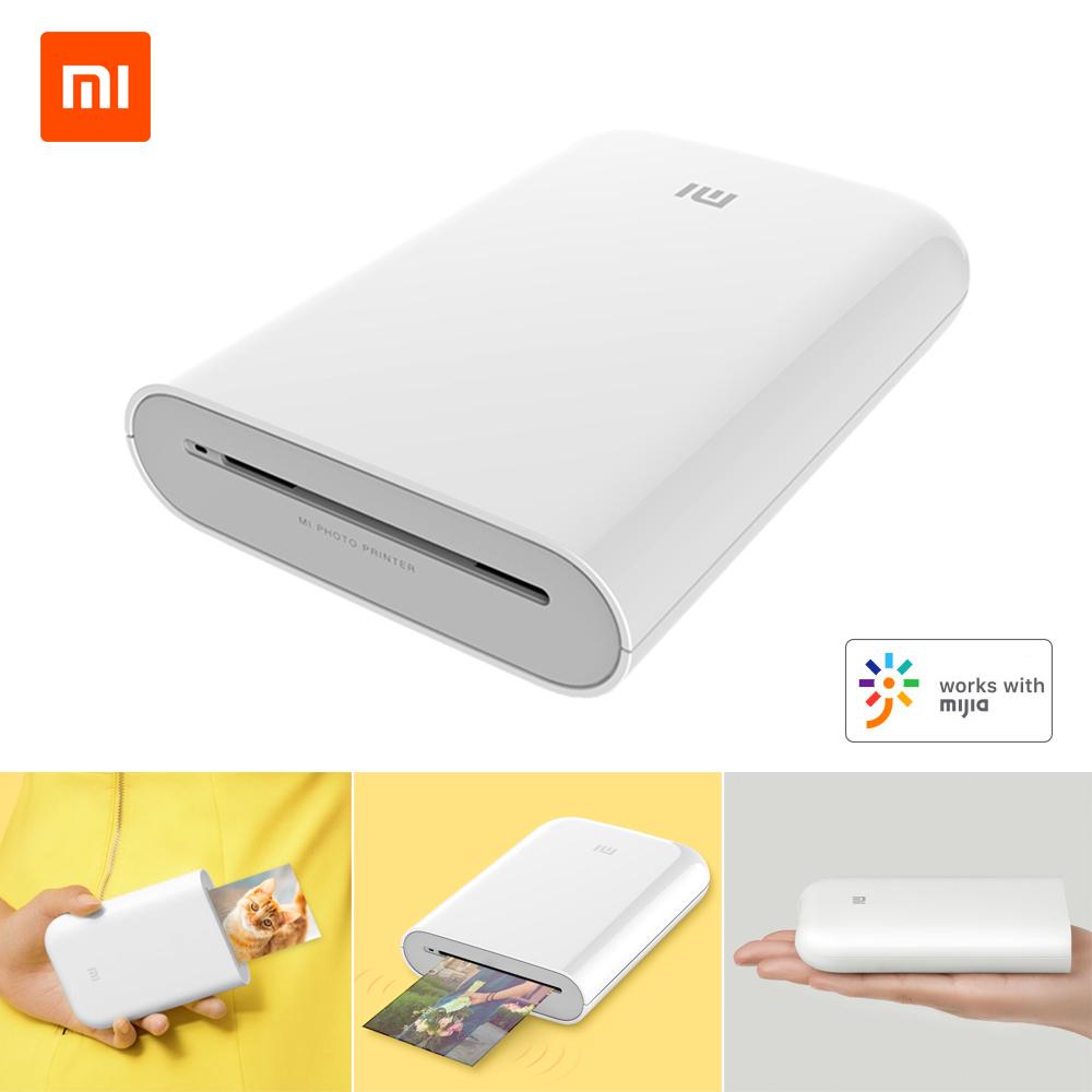 Портативный карманный фотопринтер Xiaomi Zink AR 400 точек на дюйм с мини-изображением DIY Share 500 мАч photo printer
