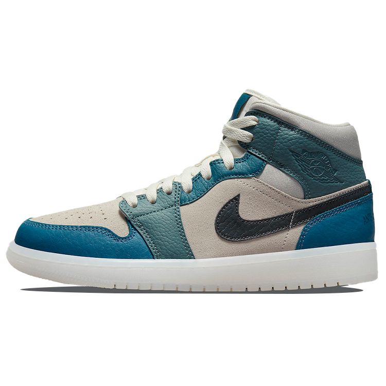 Air Jordan 1 Mid Anti Gravity Machines Женские кроссовки White Dark-Pony Saturn-Gold DM9601-200 36.5