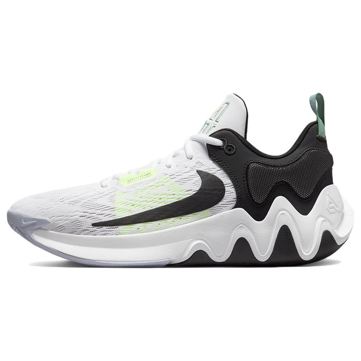 Кроссовки унисекс Nike Giannis Immortality 2 White Black Volt Barely-Volt Grey-Fog DM0825-101 48.5