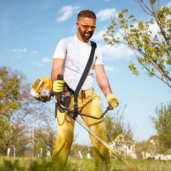 Ремень Weed Eater, наплечники, улучшенный зажим из нержавеющей стали, регулируемый плечевой ремень, газонокосилка