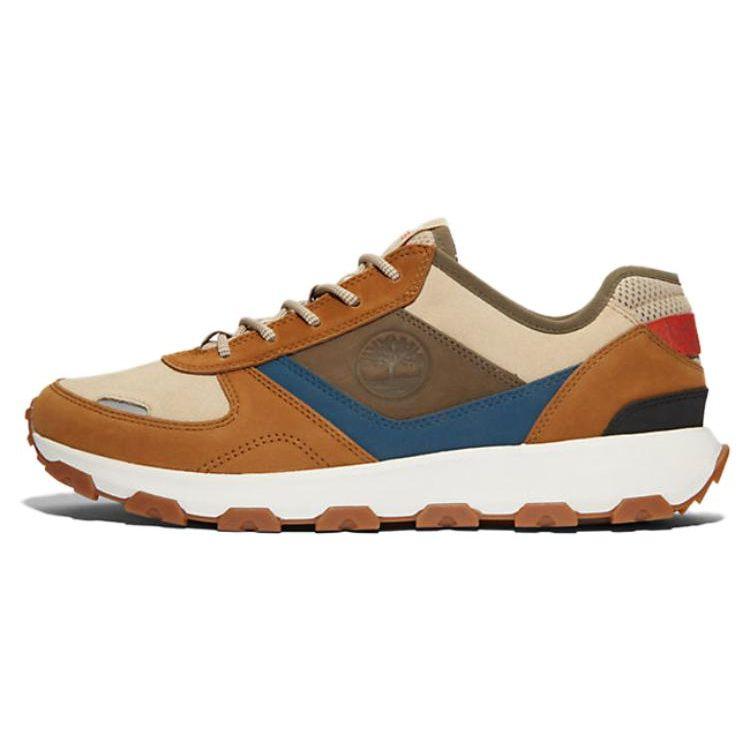 Timberland Winsor Park Повседневные Удобные Нескользящие Прочные Низкие Кроссовки Мужские Кроссовки Коричневый Желтый A5W2R 41