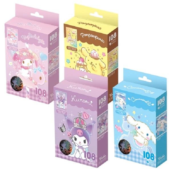 Персонажи Sanrio Shining Kuromi My Melody Pom Pom Purin Cinnamoroll Пазл 108 шт. Shining Kuromi