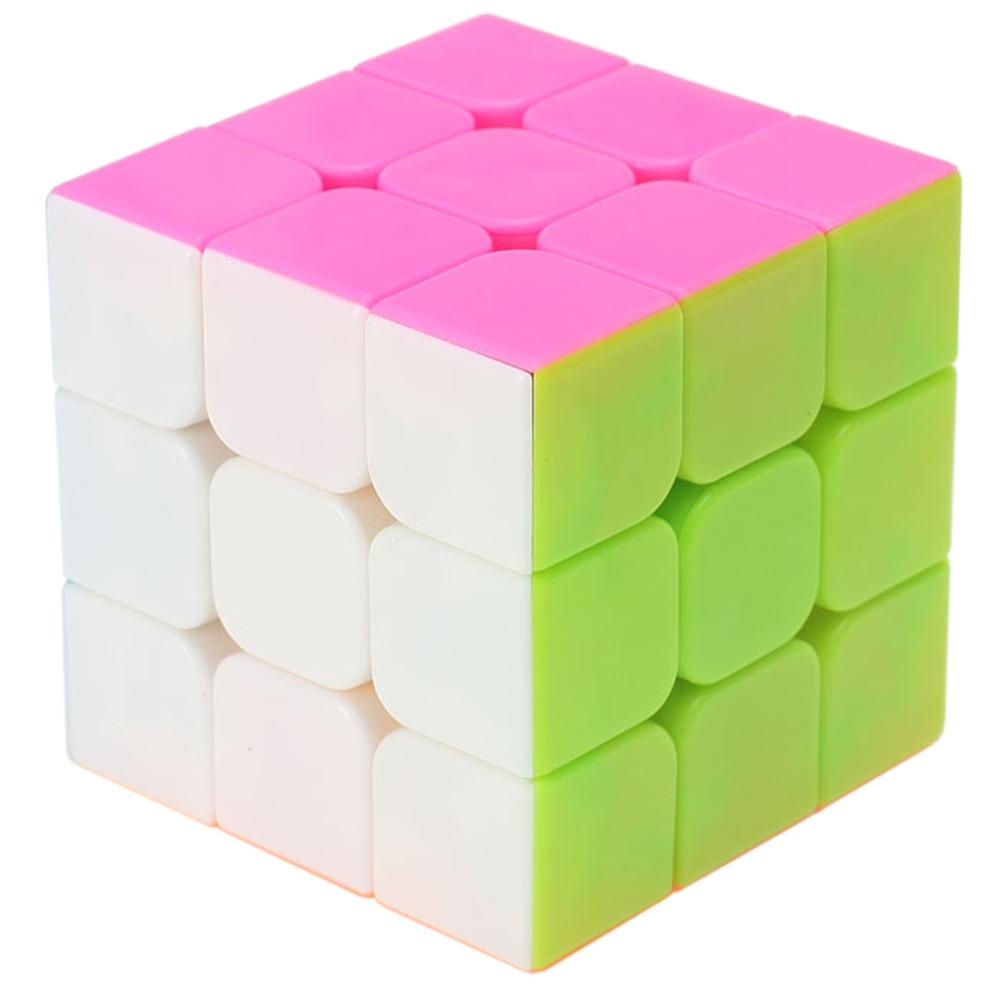 Красочный кубовидный волшебный китайский куб Cross Cibe 3x3x3 игра-головоломка для детей в возрасте 9, 8, 7, 6 лет