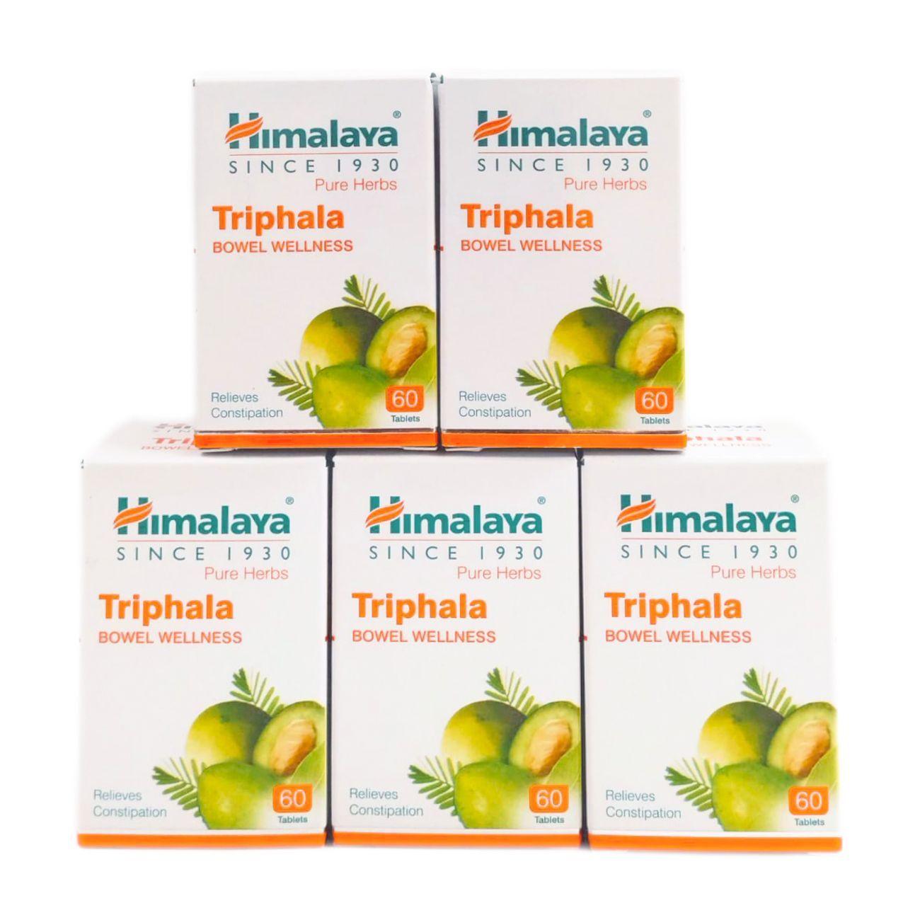 Набор Трифала (5 х 60 таб, 250 мг), Triphala Set 5,  Himalaya