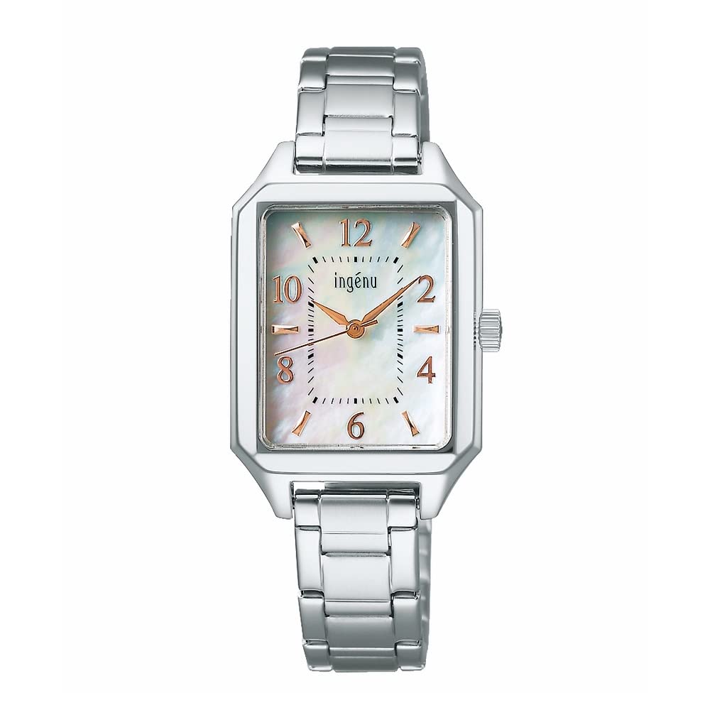 [Часы Seiko] Наручные часы Angène Square Quartz AHJK467 женские серебряные
