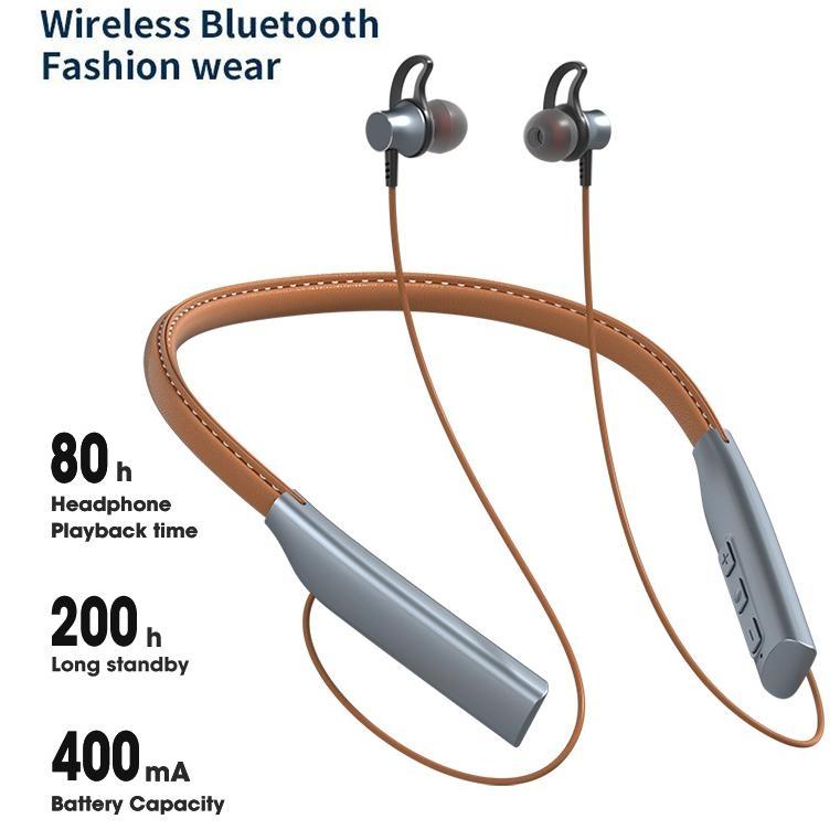 2022 Bluetooth наушники магнитные наушники спортивные беспроводные подвесные шейные наушники с микрофоном для Xiaomi Red Mi Huawei P30 синий