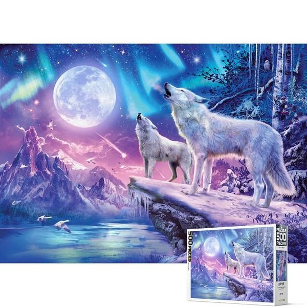 Пазл Sun&Tree Moonlight Howling HP505, 500 деталей, разные цвета