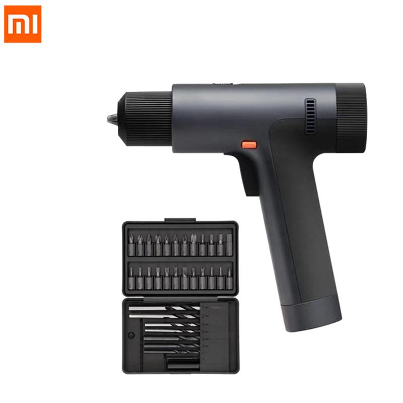 Электродрели и сверла Умная электрическая дрель Xiaomi Mijia, бесщеточный многофункциональный литиевый электроинструмент, электрическая аккумуляторная отвертка, высокий крутящий момент 30 Н·м US Plug
