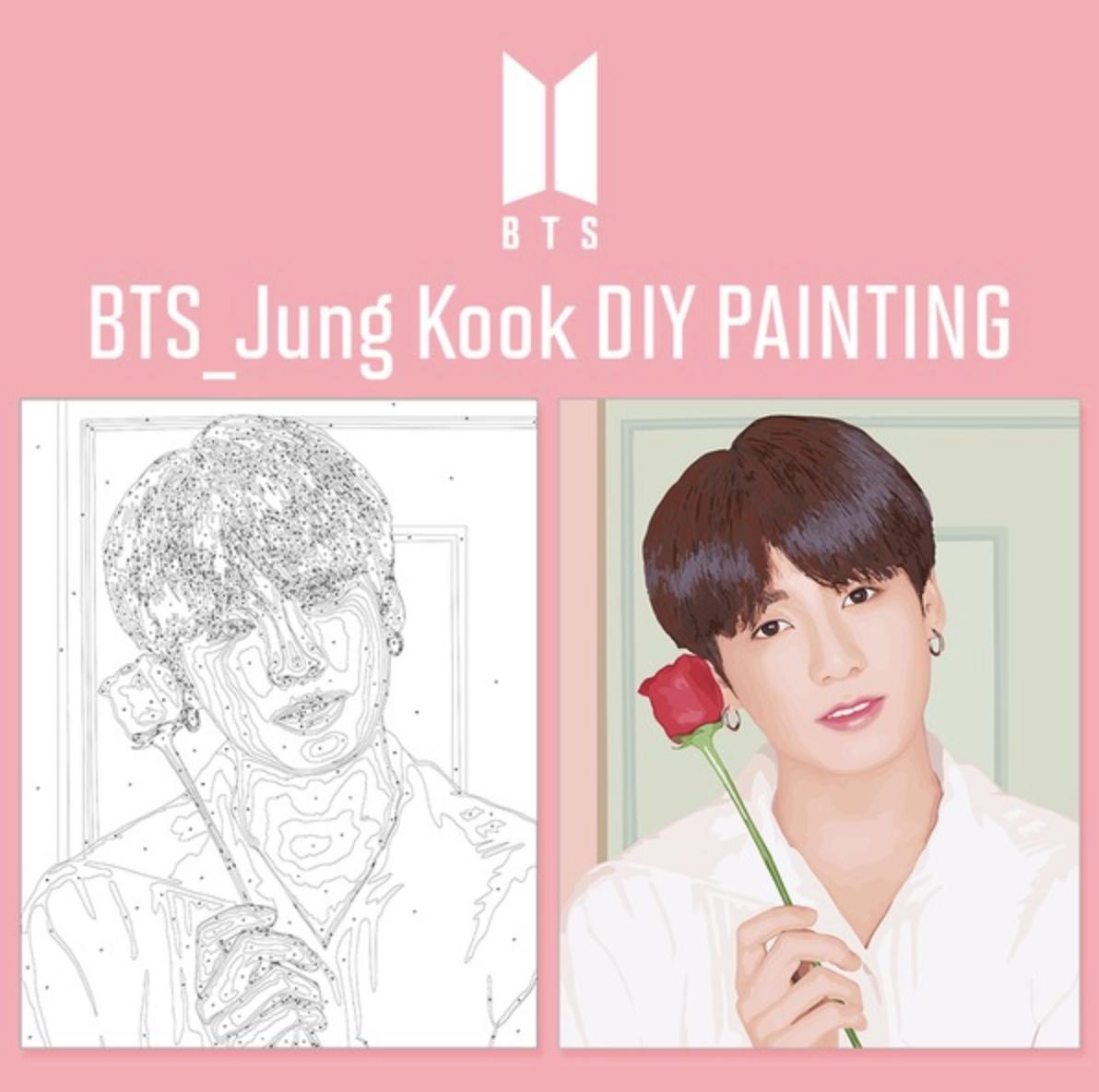 Официальная раскраска BTS Goods, JungKook