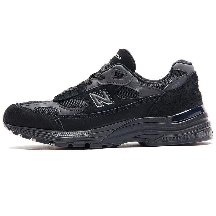 Черно-зеленые кроссовки унисекс New Balance 992 Made in USA M992MN 37