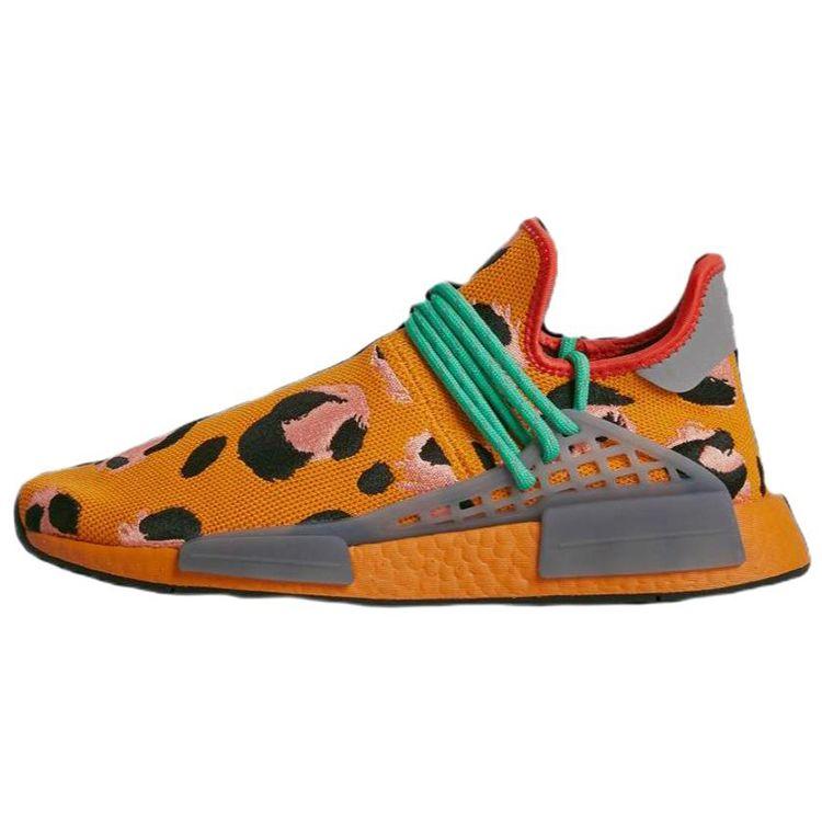 Кроссовки унисекс adidas Pharrell x NMD Human Race Animal Print Orange Focus-Orange Core-Black GZ4439 41⅓