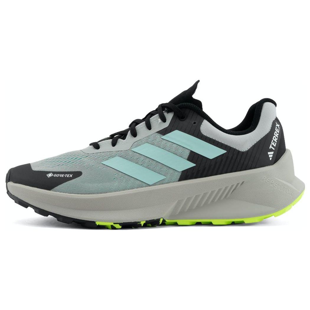 Мужские кроссовки adidas Terrex Soulstride Flow GORE-TEX Wonder Silver Semi Flash Aqua Grey Lucid-Lemon IF5009 45⅓