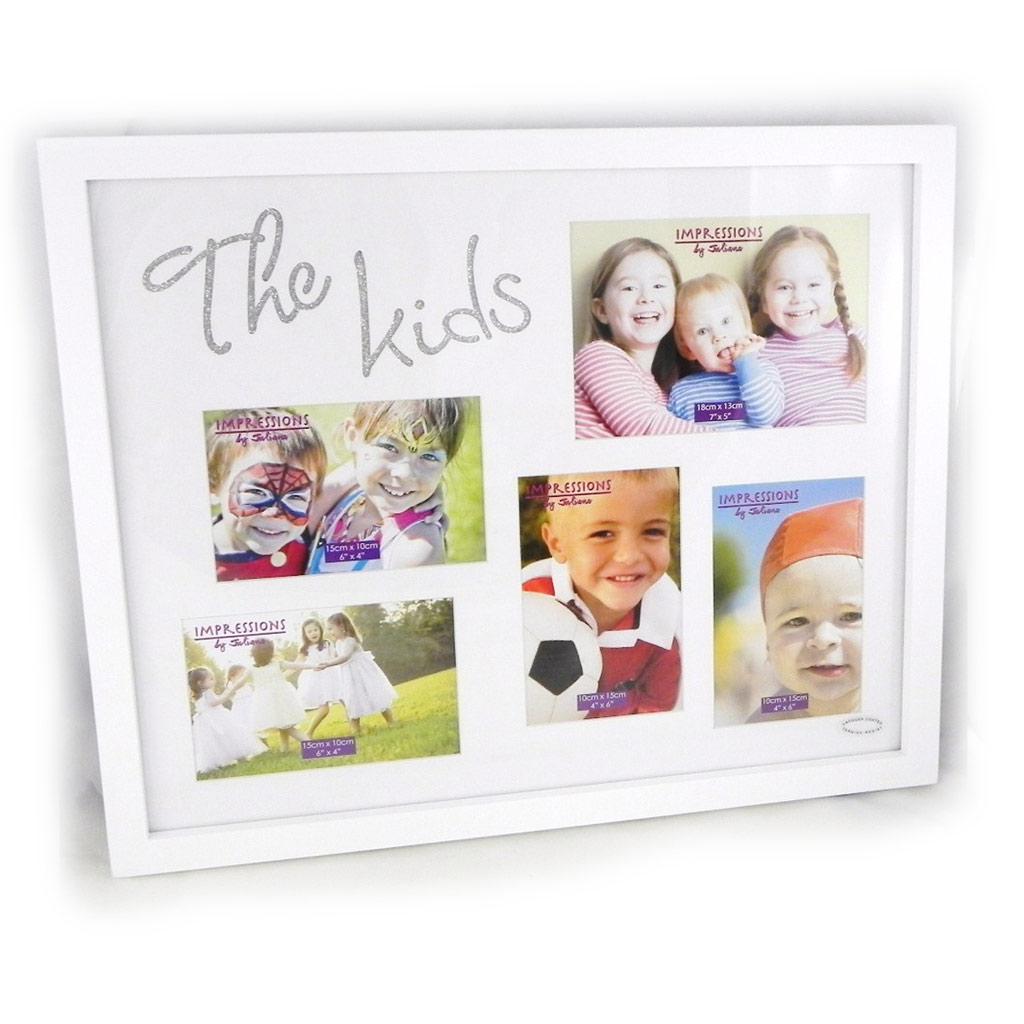 Рамки Les Trésors De Lily [I0579] - Розовый коллаж  The Kids  (5 фото) белый