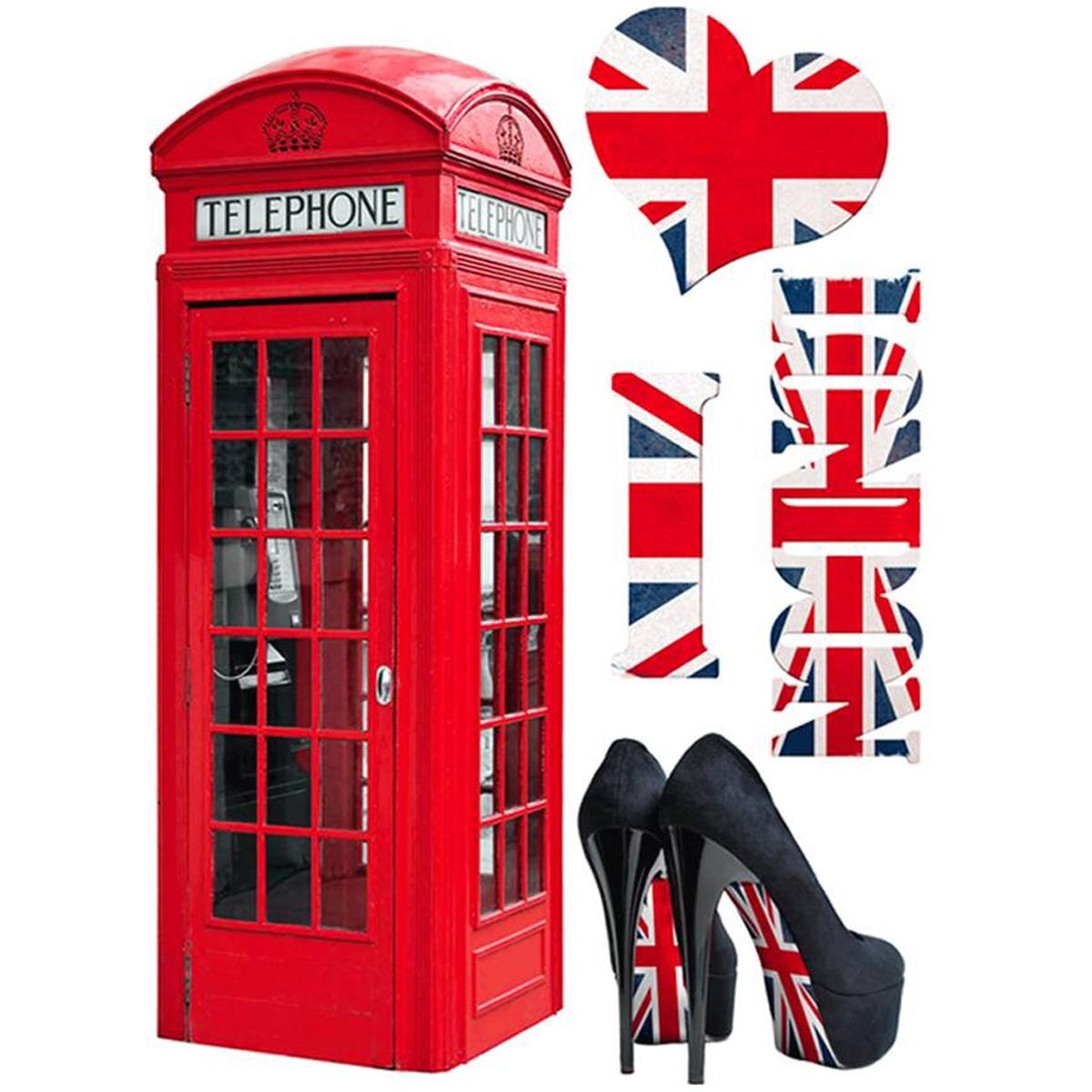 Les Trésors De Lily [L4989] - Лист наклеек для телефона So British (50x70 см) разноцветный