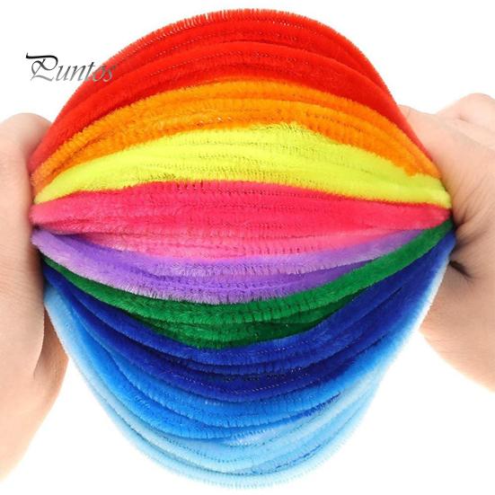 300 шт., набор для чистки труб, детский DIY твист-палка, железная проволока, бархатные полоски, очистители для труб, детские товары для рукоделия 300pcs