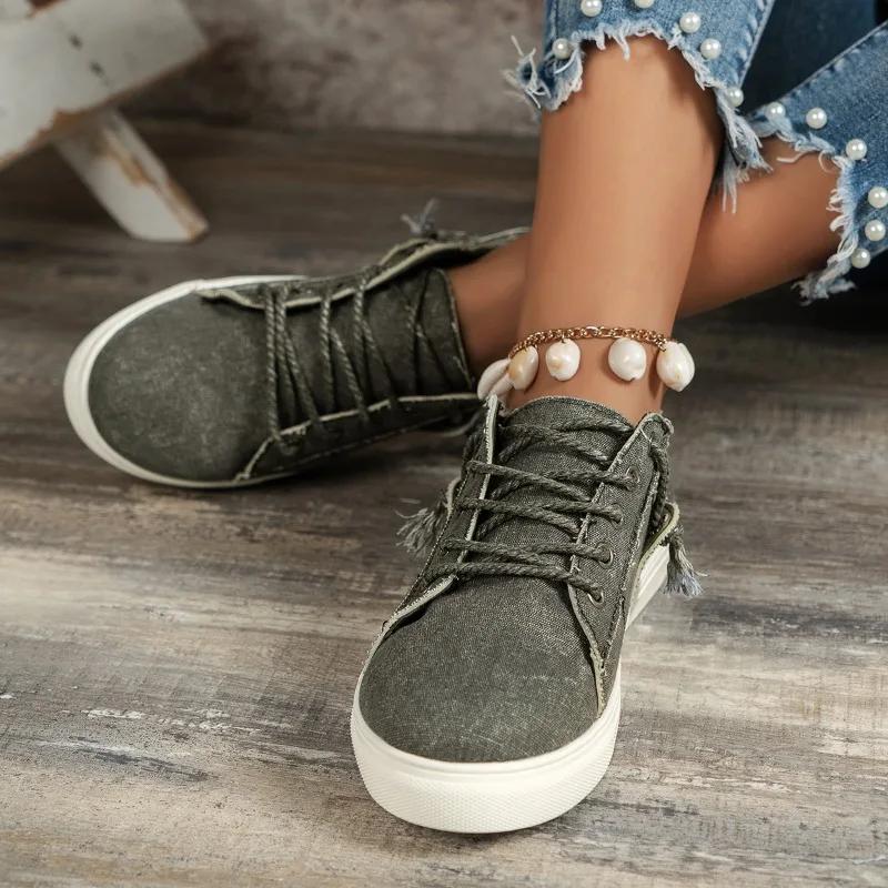 Zapatos deportivos de plataforma con cordones para mujer, неформальная одежда и стиль дизайна, примавера и отоньо, 36
