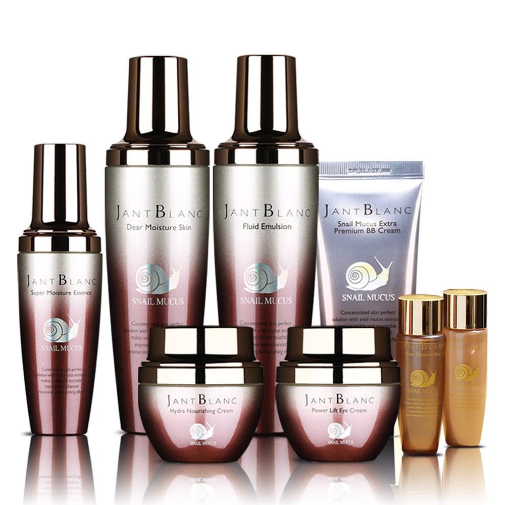 Jean Blanc Snail Snail Mucus Filtrate Женский базовый набор для ухода за кожей из 6 предметов, набор из 6 предметов, 1 штука