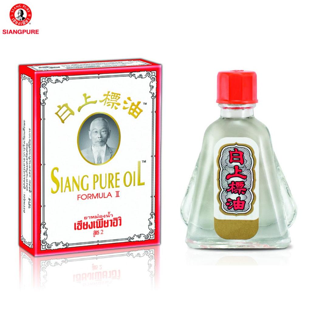 Siang Pure Oil Formula II, вдыхаемое или наносимое для снятия головокружения, 7 куб.см - Тайский 7 cc