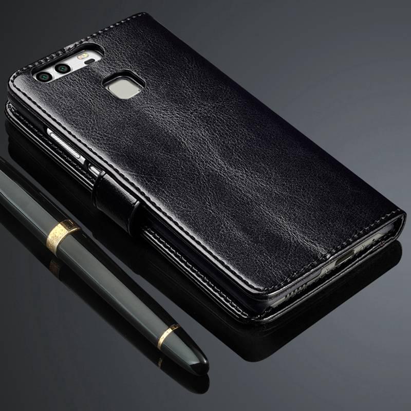 Huawei P30 P10 P9 Y5 Y6 Y7 Y9 2017 2018 P20 Кожаный чехол-книжка-бумажник P Smart Nova 3i 3 2 2i 4 Pro Huawei P30 чёрный