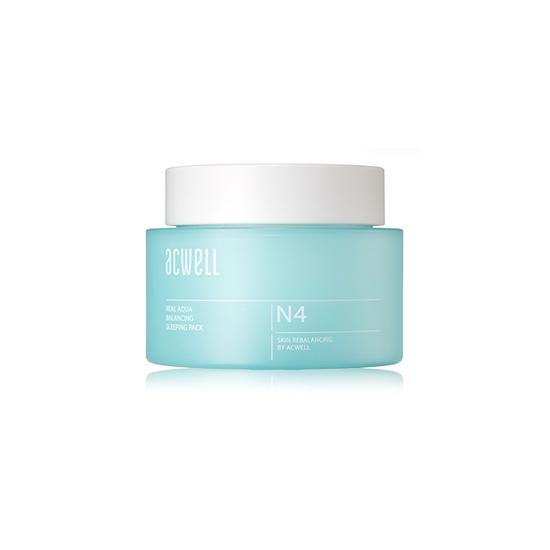 ACWELL Real Aqua Balancing Sleeping Pack 60ml - балансирующая маска для сна