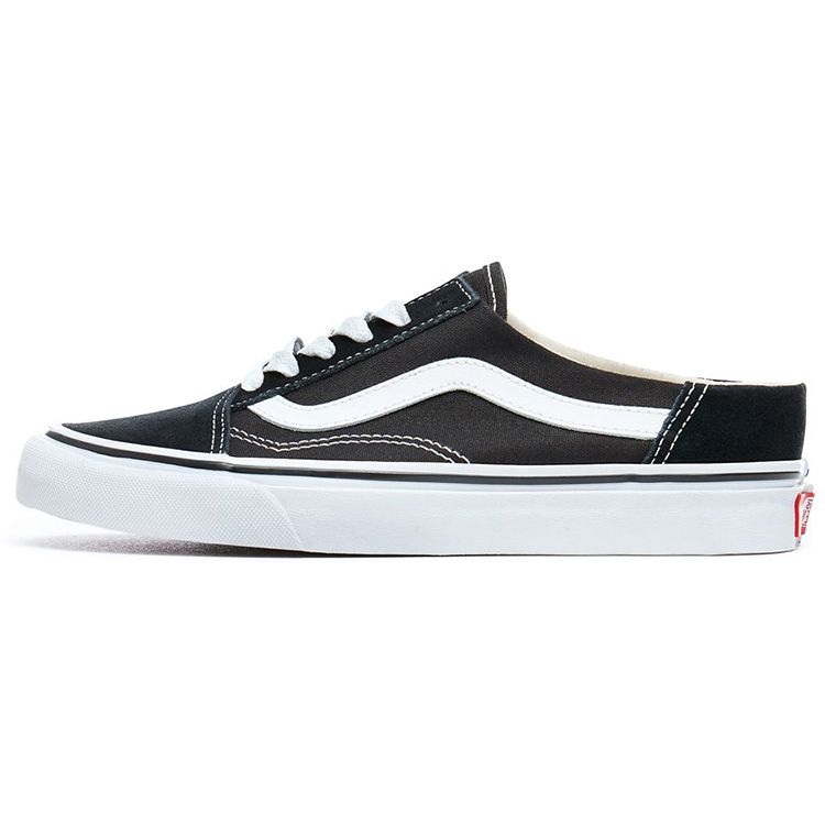 Черные кроссовки унисекс Vans Old Skool Mule True-White VN0A3MUS6BT 35