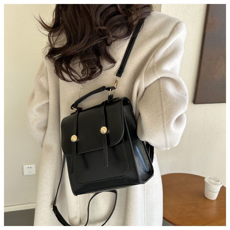 Рюкзак для отдыха, модный студенческий рюкзак для путешествий Bag with shoulder straps темно-коричневого