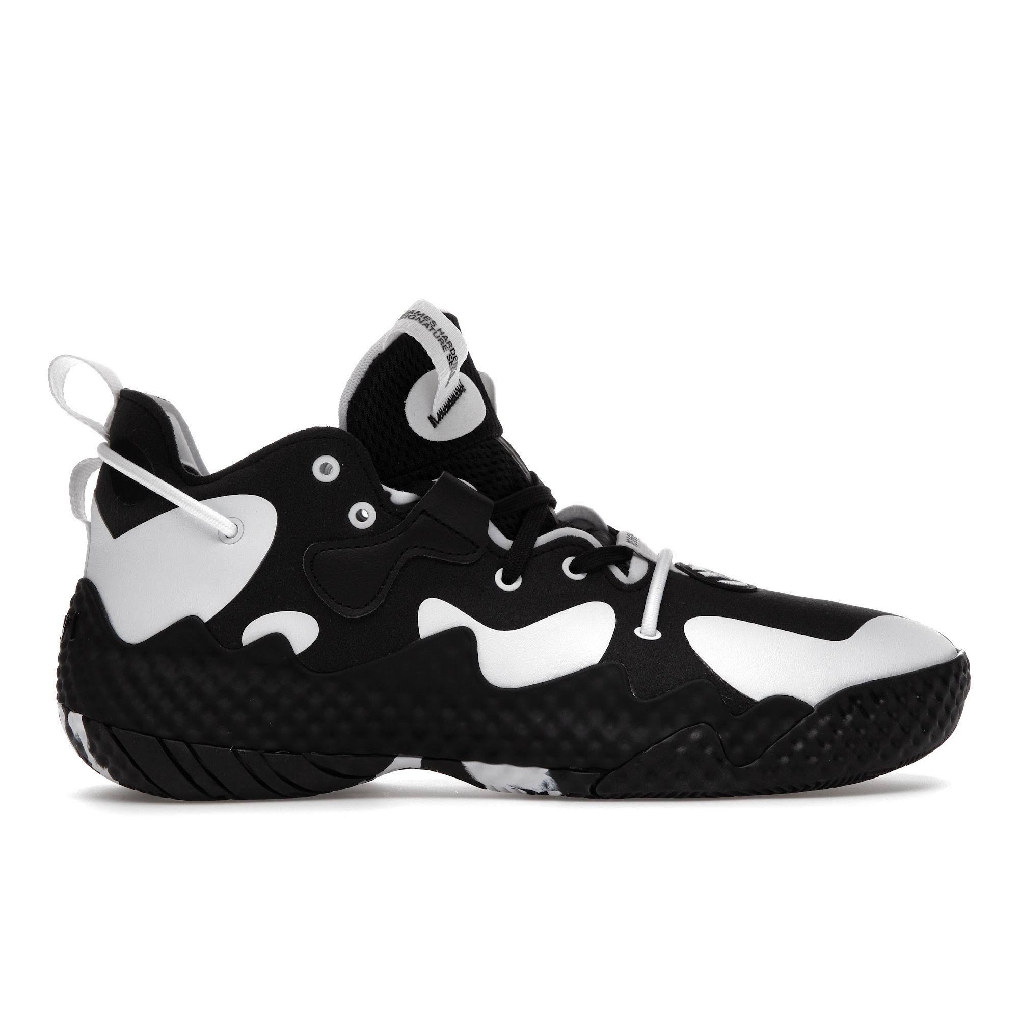 Adidas Харден Том. 6 черно-белых мужских кроссовок Core-Black Cloud-White GV8704 40