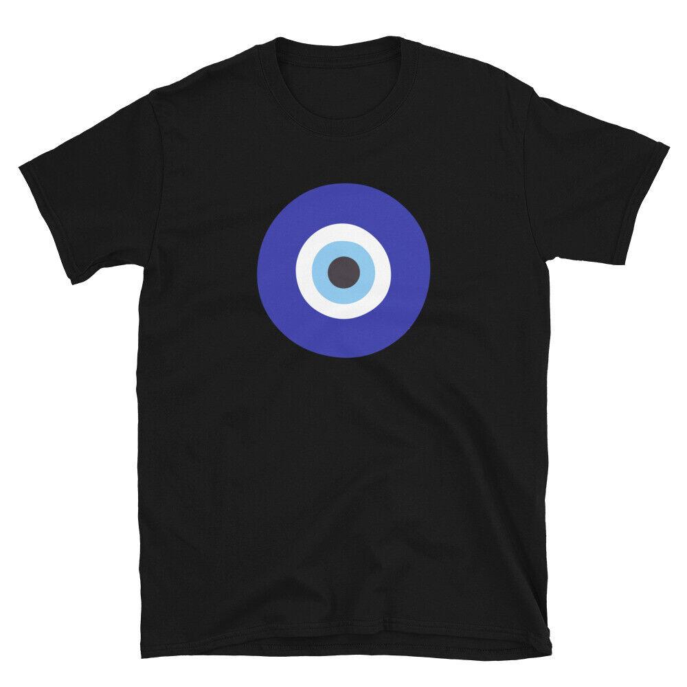 Футболка унисекс Blue Evil Eye с символом турецкого глаза S