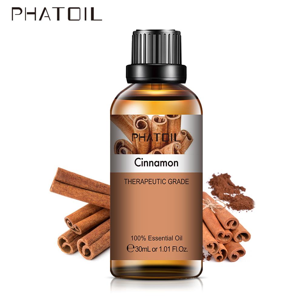 PHATOIL 30 мл диффузоры для ароматерапии с корицей, эфирное масло, спа, массажные масляные горелки, увлажнители, очиститель воздуха, здоровый уход 1 PC