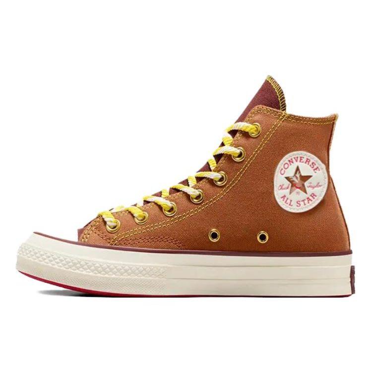 Обувь  Joom Converse Chuck 70 High Christmas Pack - Кроссовки унисекс с оленями Коричневый Tawny-Owl Red-Oak A07979C 35