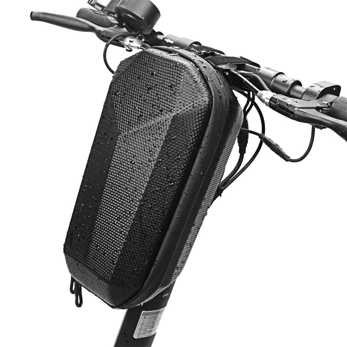 4L EVA Hard Shell Передняя сумка для электрического скутера Водонепроницаемая велосипедная подвесная сумка для головного рюкзака для электрического скутера 4L чёрный