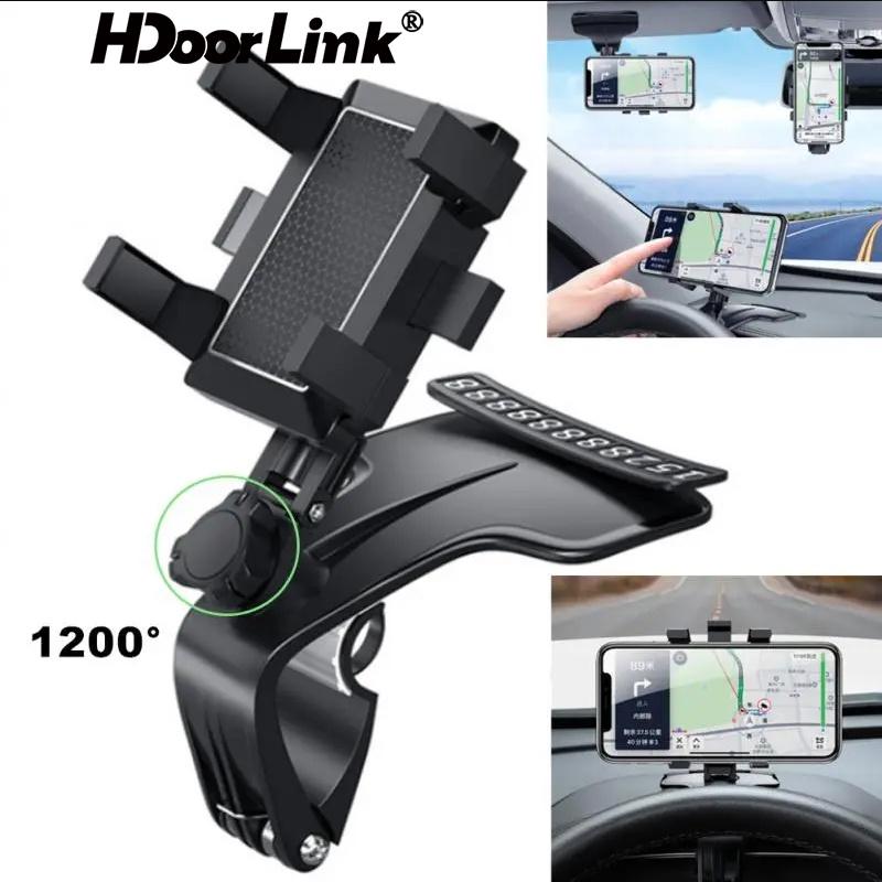 HdoorLink, вращение на 1200 градусов, автомобильный держатель для телефона, держатель для мобильного телефона на приборной панели, подставка для автомобиля, многофункциональный кронштейн, универсальная подставка для мобильного телефона 1200° Rotate Holder