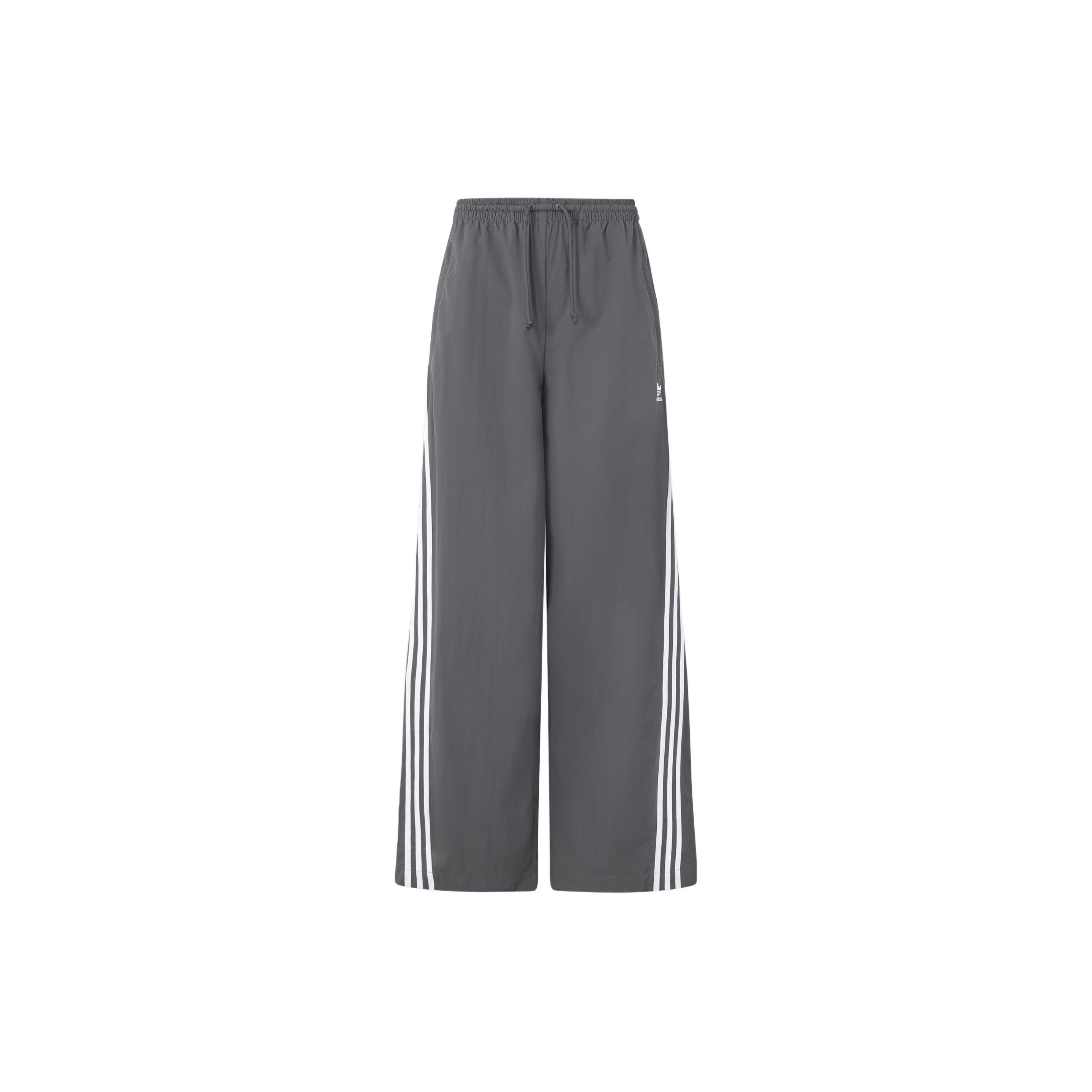 Спортивные брюки оверсайз Adidas Originals с тремя полосками, женские штаны, темно-серые, JJ3360 XL