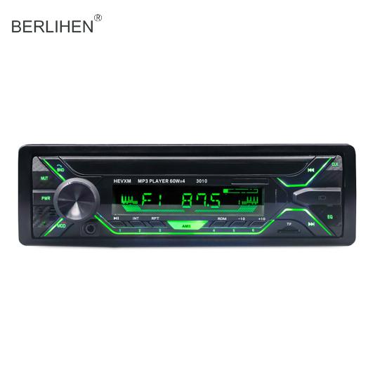 3010 Автомобильный MP3-плеер Bluetooth Hands-free Calling Портативный FM-радио Музыкальный плеер чёрный