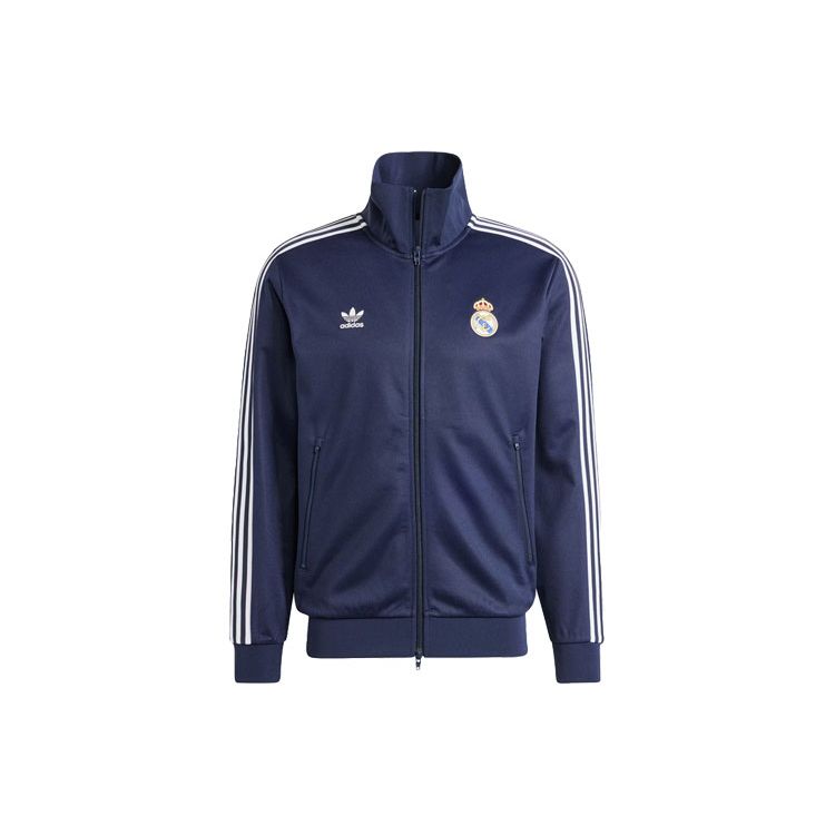 Adidas Originals Real Madrid Повседневная спортивная куртка Мужские топы Legend-Ink-Blue IL1026 XS
