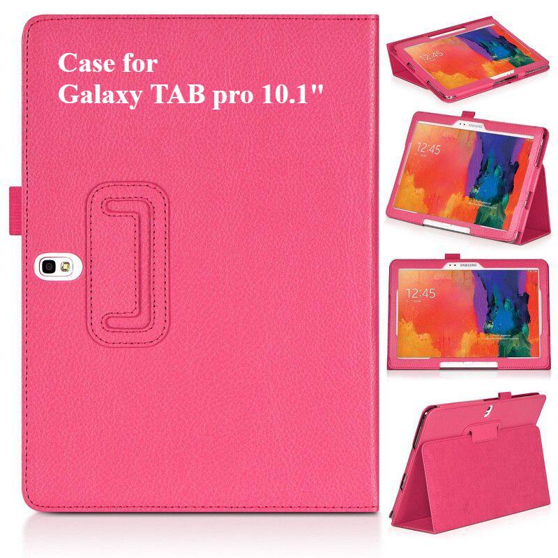   Joom Чехол для Samsung Galaxy TAB pro 10,1 дюйма SM-T520 T521 T525, чехол из искусственной кожи с подставкой для Galaxy Note 2014 Edition, 10,1 дюйма P600 P605 розовый