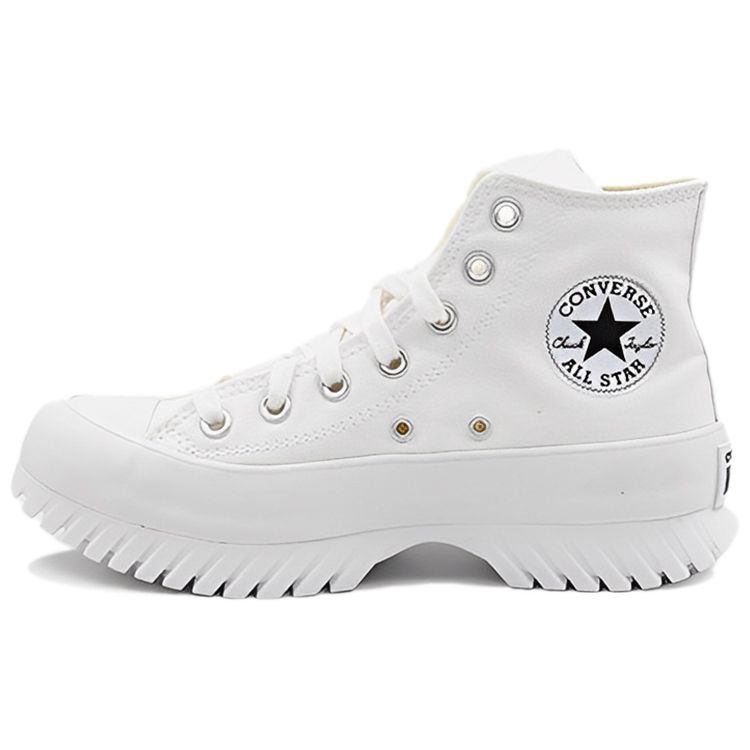 Converse Chuck Taylor All Star Lugged 2.0 High White Black Мужские кеды Egret A00871C 36.5