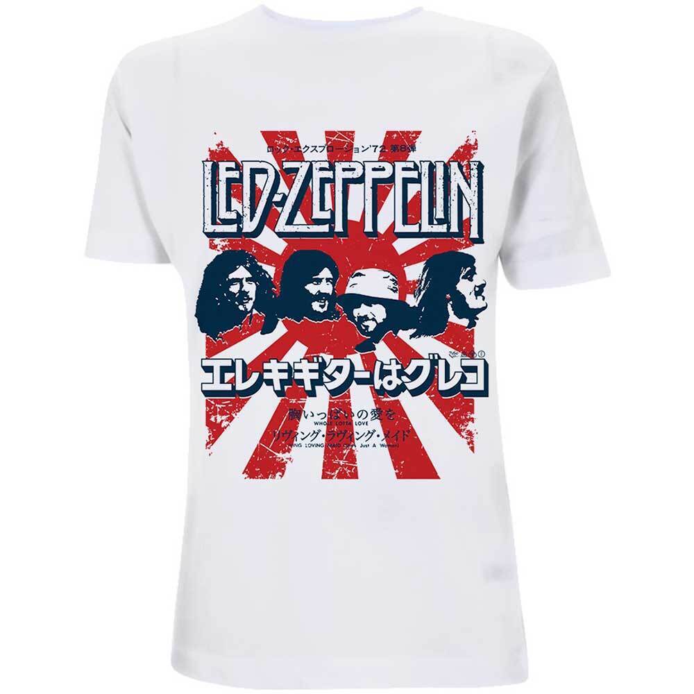 Футболка унисекс Led Zeppelin с японским взрывом S