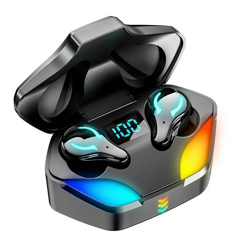 RGB TWS наушники Беспроводные Bluetooth наушники AI Control стерео HIFI игровая гарнитура с микрофоном шумоподавления