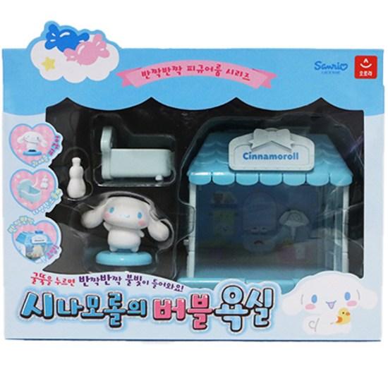 Куклы и аксессуары Фигурка Bubble Bathroom Room от Sanrio Cinnamoroll, популярный персонаж в Корее