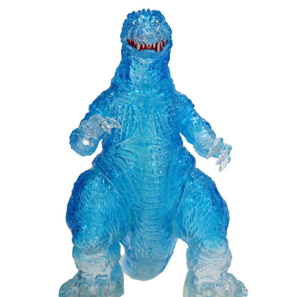 CCP Средний размер серии Godzilla EX 3rd Godzilla [2001] Прозрачный синий Ver. Готовая фигурка, окрашенная ПВХ
