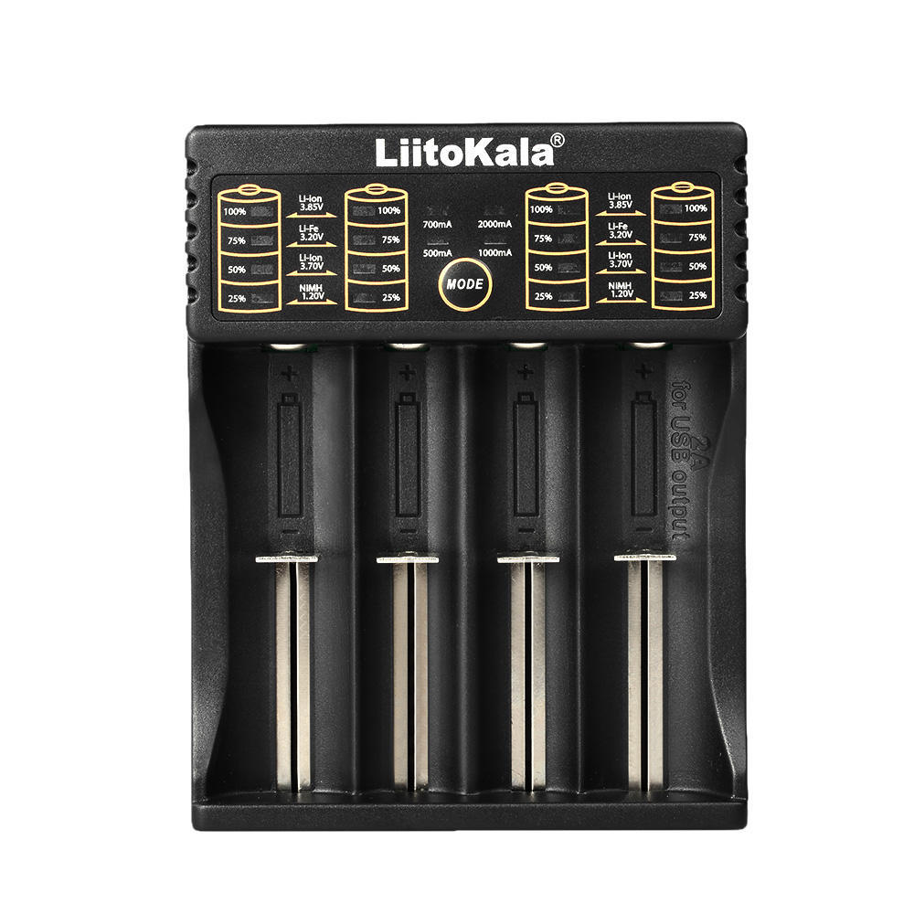 Умное зарядное устройство LiitoKala Lii-402 1,2 В 3,7 В 3,2 В 3,85 В AA/AAA для 18650 18490 18350 17670