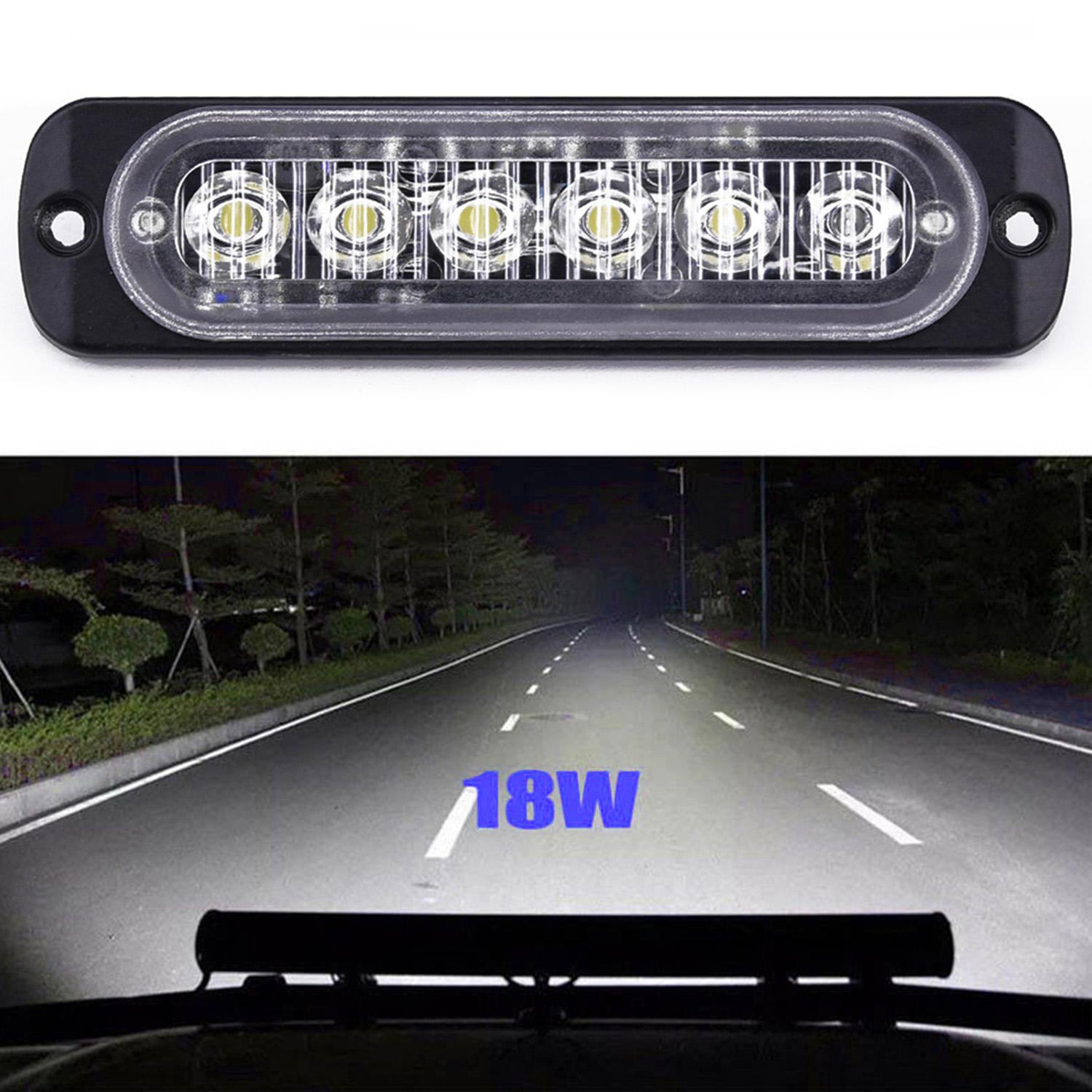 Внешнее освещение  Joom 20X 12V-24V 18W Автомобиль Белый 6LED DRL Противотуманные фары Фары Фонари Ходовые огни