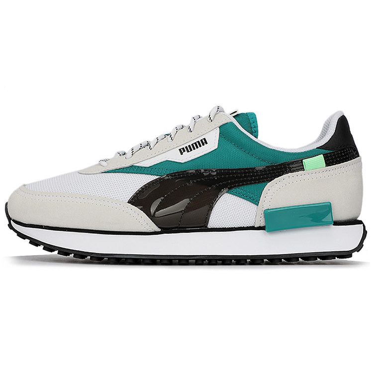 Puma Future Rider Summer - Кроссовки унисекс для парасейлинга белые зеленые 374996-03 35.5