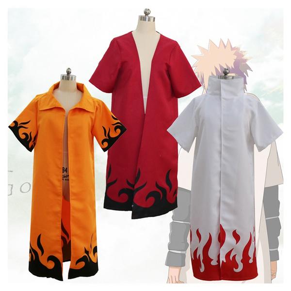 Косплей  Joom Аниме Наруто Косплэй плащи Yondaime Хокаге Намиказе Минато униформа Хокаге Какаши мужские накидки S белый