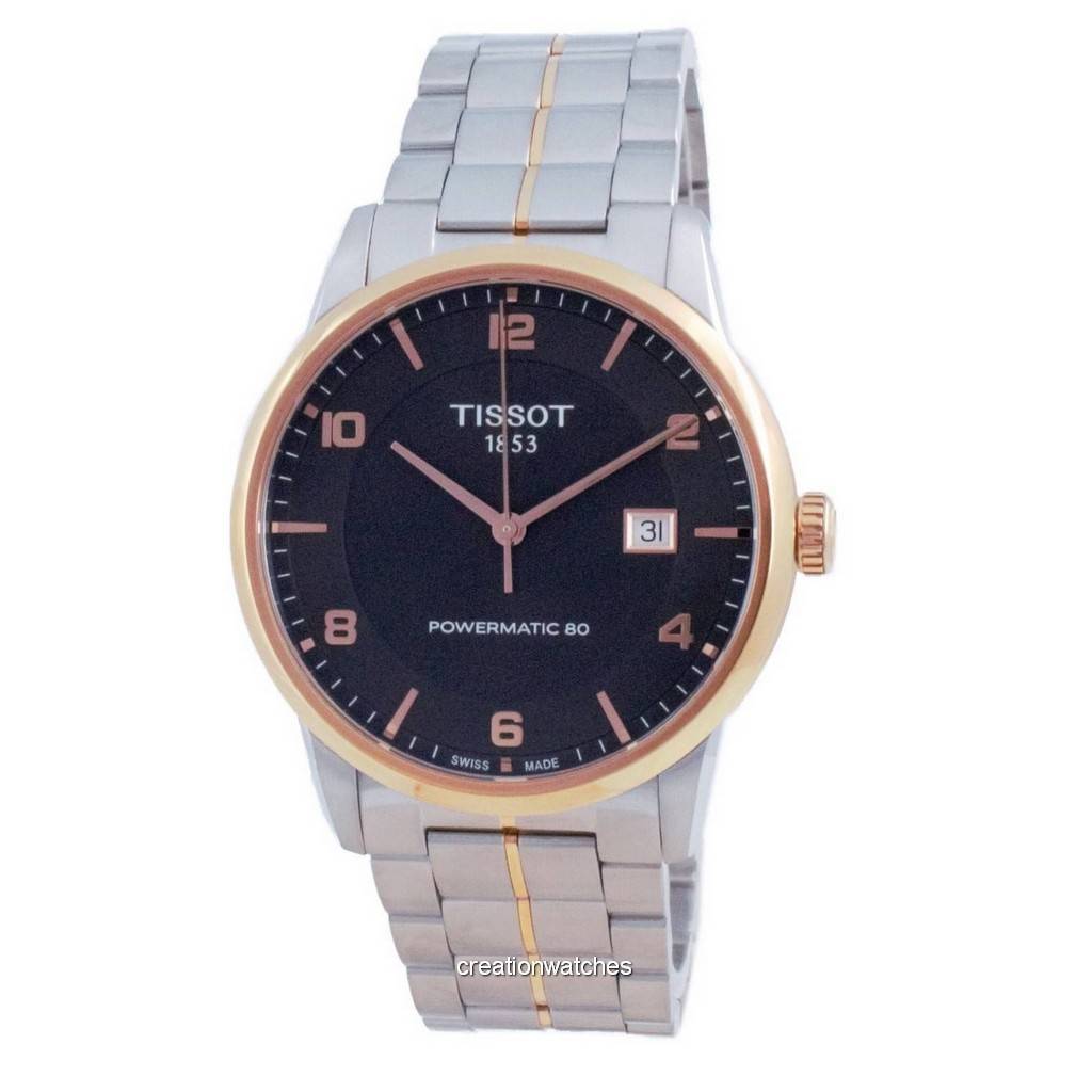 Tissot T-Classic Luxury Powermatic 80 Automatic T086.407.22.067.00 T0864072206700 Мужские часы чёрный