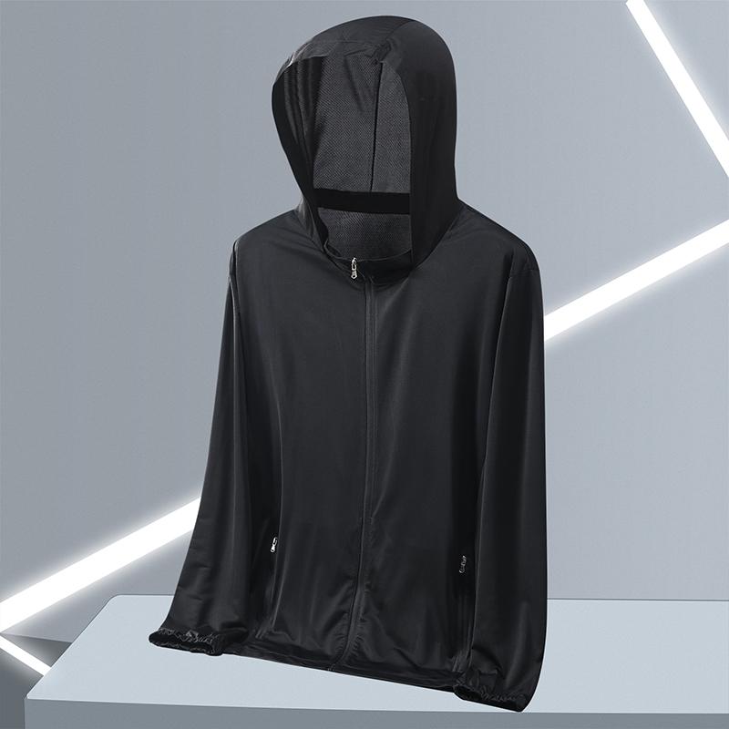Летнее пальто больших размеров 5XL-13XL, мужская дышащая ветровка с капюшоном, летние солнцезащитные куртки, мужская одежда больших размеров 5XL зелёный